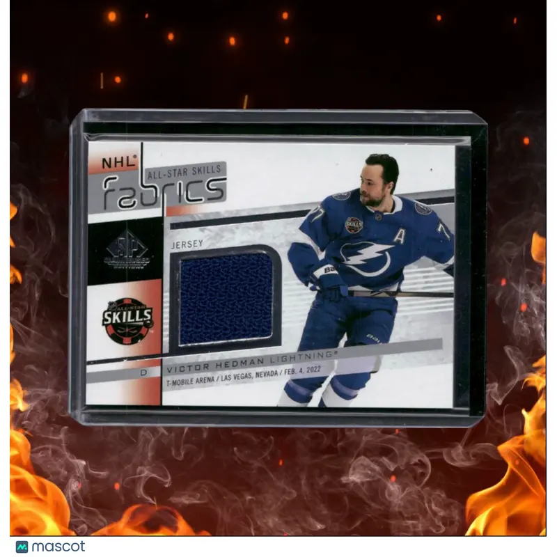 2022-23 SP Game Used Victor Hedman All-Star Jersey Fabrics #AS-9
