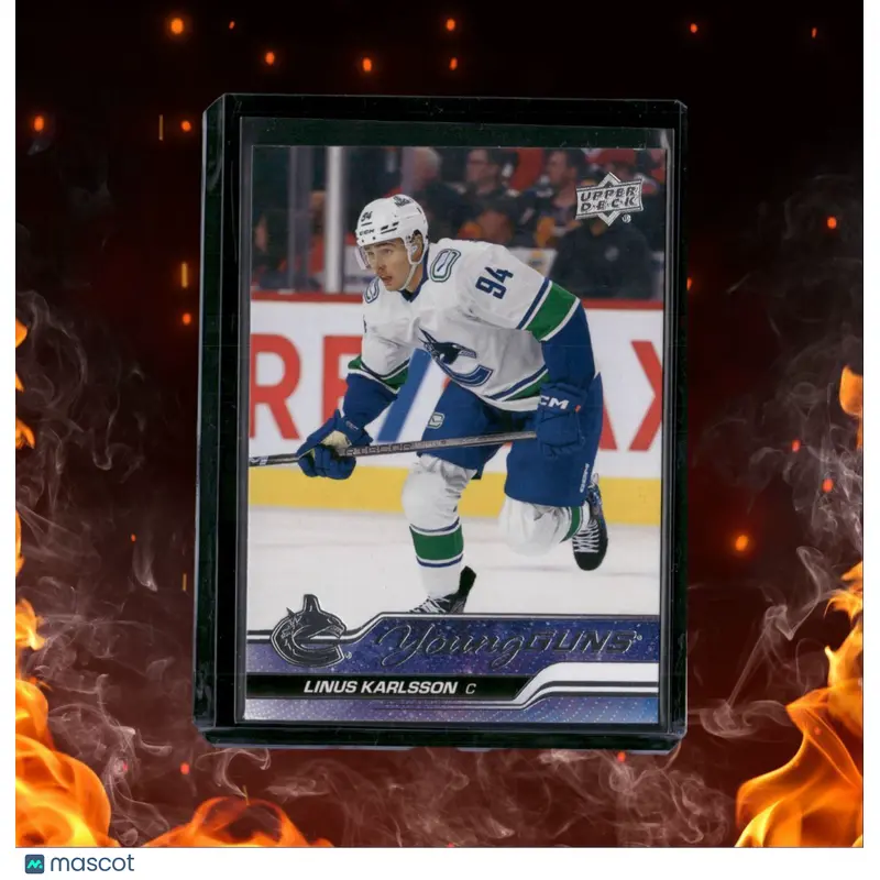 2023-24 Upper Deck Linus Karlsson Young Guns Rookie #718