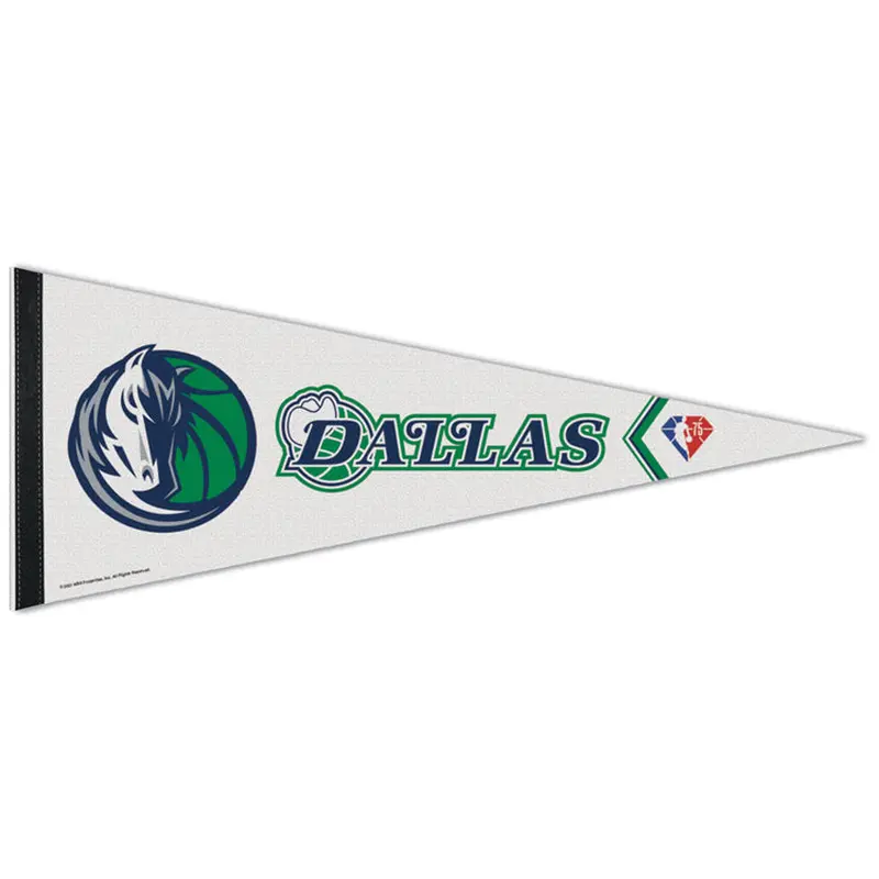 Dallas Mavericks NBA 75th Anniversary City Edition Premium Felt Pennant - Wincraft
