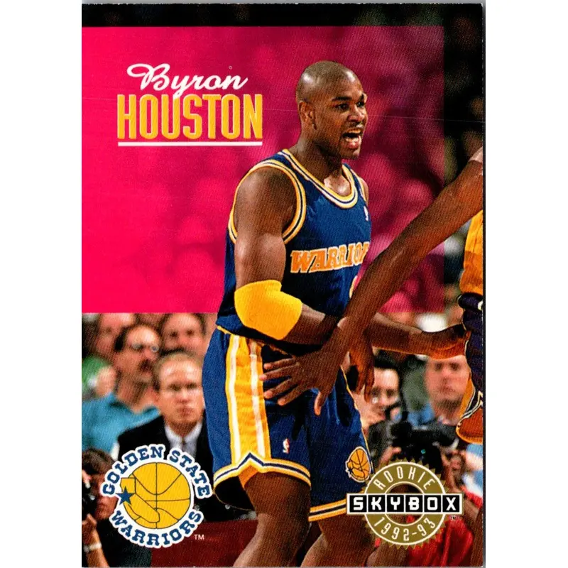 1992 SkyBox Byron Houston #341 Rookie