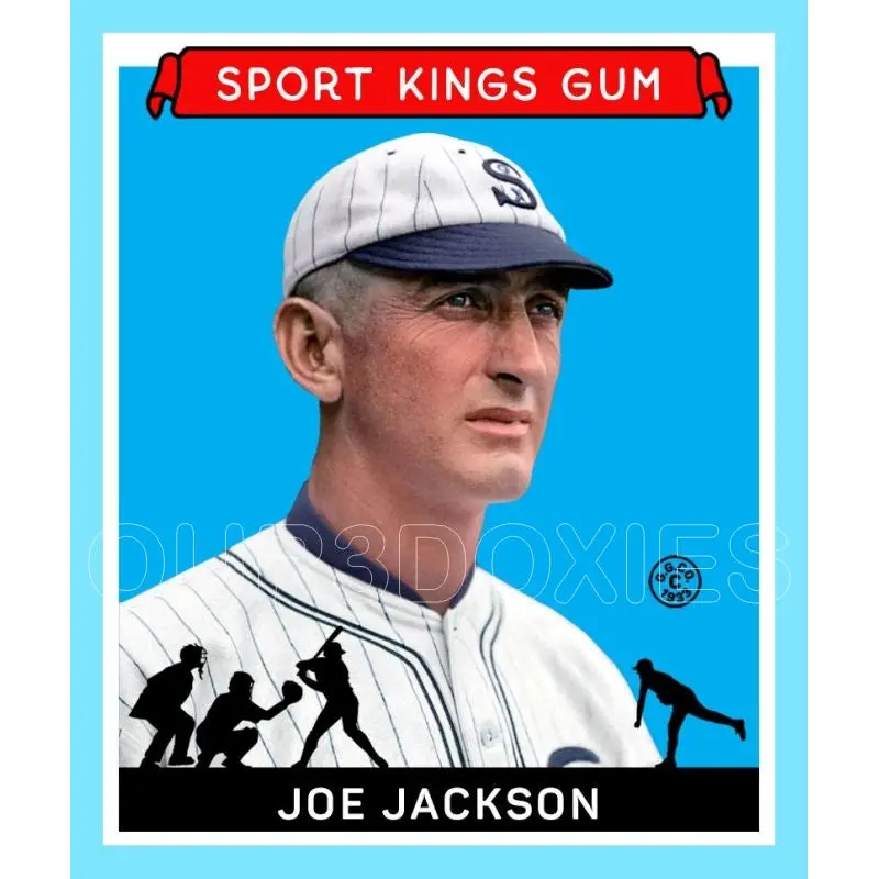 Joe Jackson 1933 Goudey Sport Kings Custom Card - 3689