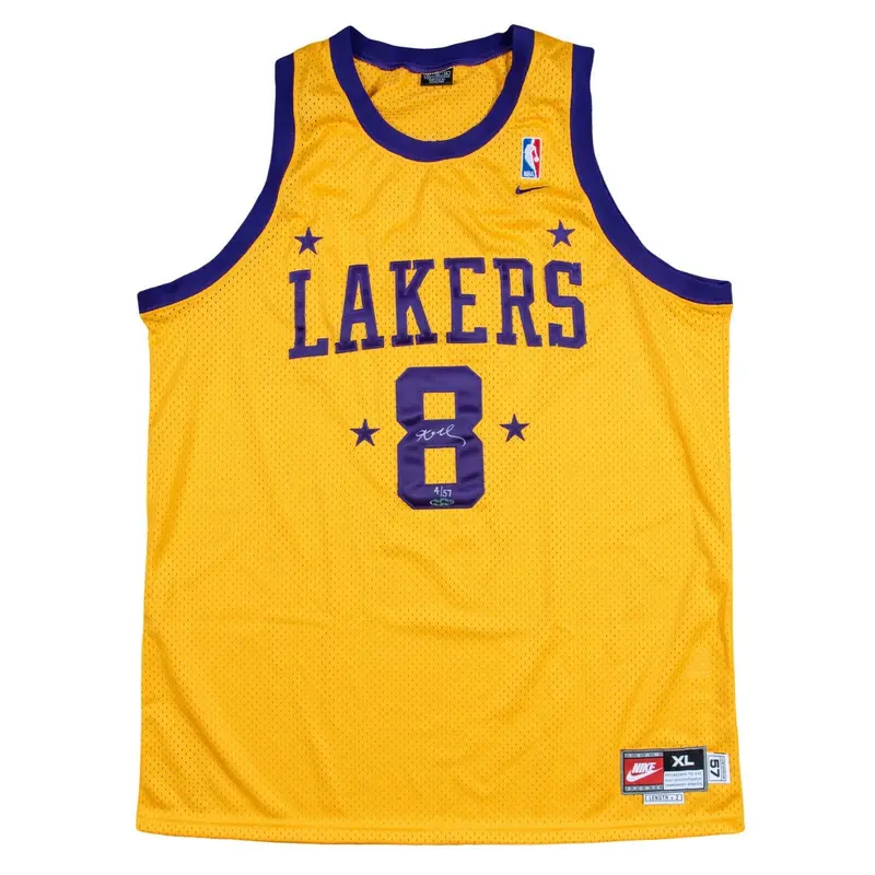 Kobe Bryant Signed 1957 "Rewind" Los Angeles Lakers Jersey (#4/57) UDA COA Auto
