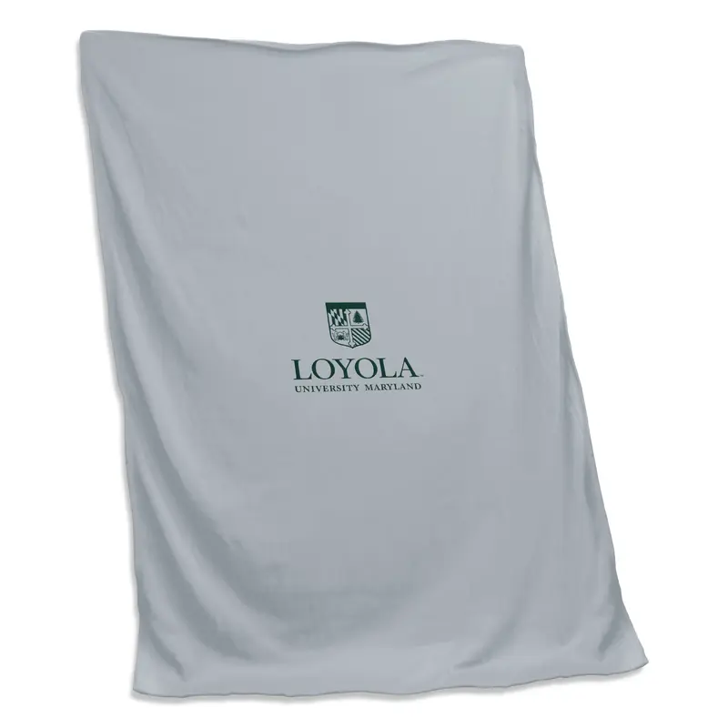Loyola Maryland Gray Screened Sweatshirt Blanket