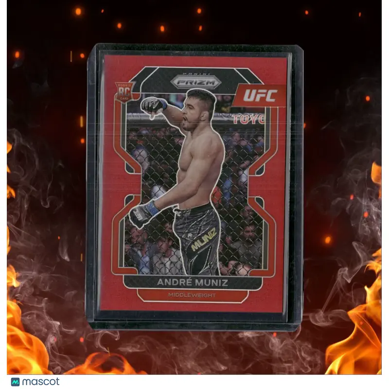 2022 Panini Prizm Andre Muniz Red Prizm Rookie 069/299 #177