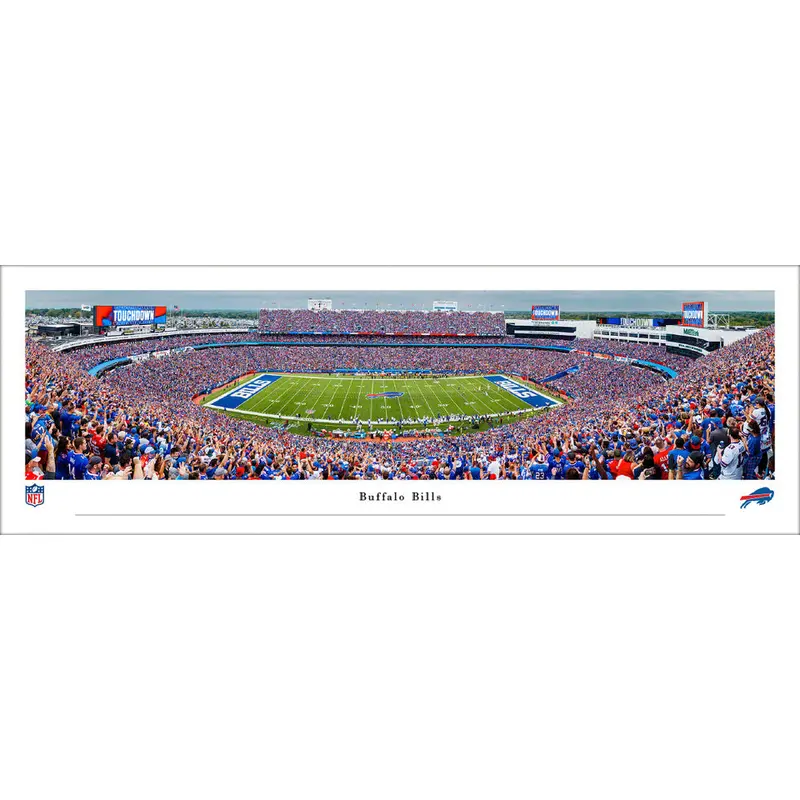 Buffalo Bills Highmark Stadium Gameday Panoramic Poster Print - Blakeway 2021