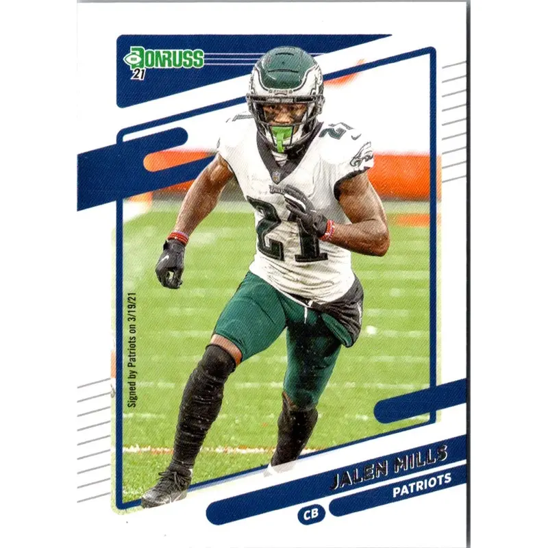 2021 Donruss Press Proof Blue Jalen Mills #113