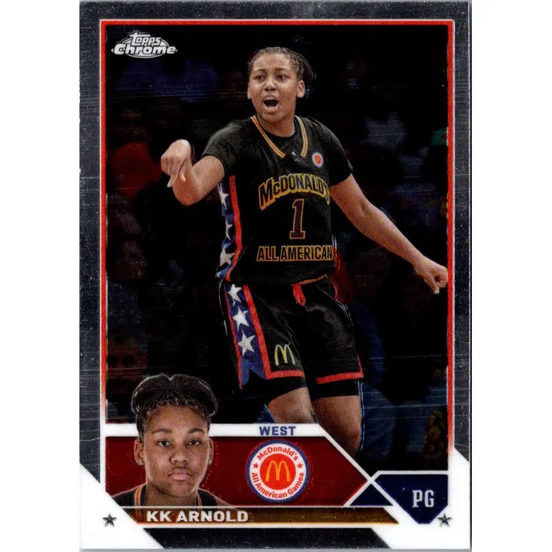 2023 Topps Chrome McDonald's All American McDonalds Games Logo KK Arnold #37