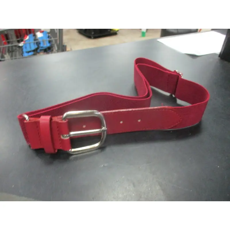 Used Cardinal Red Youth Baseball Belt