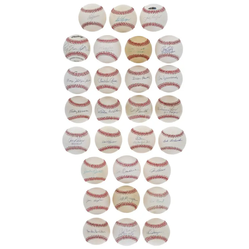 1955 Brooklyn Dodgers W.S. Team Signed Baseball Collection 29 Balls PSA JSA COA