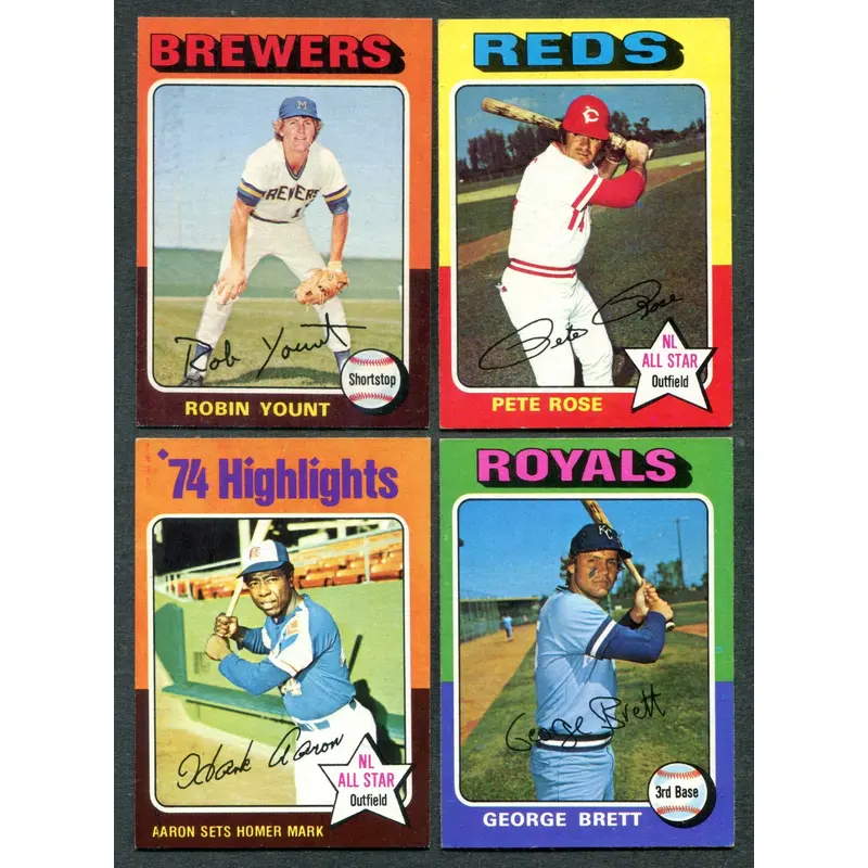 1975 Topps Baseball Complete Set VG/EX EX (660) (25-012)