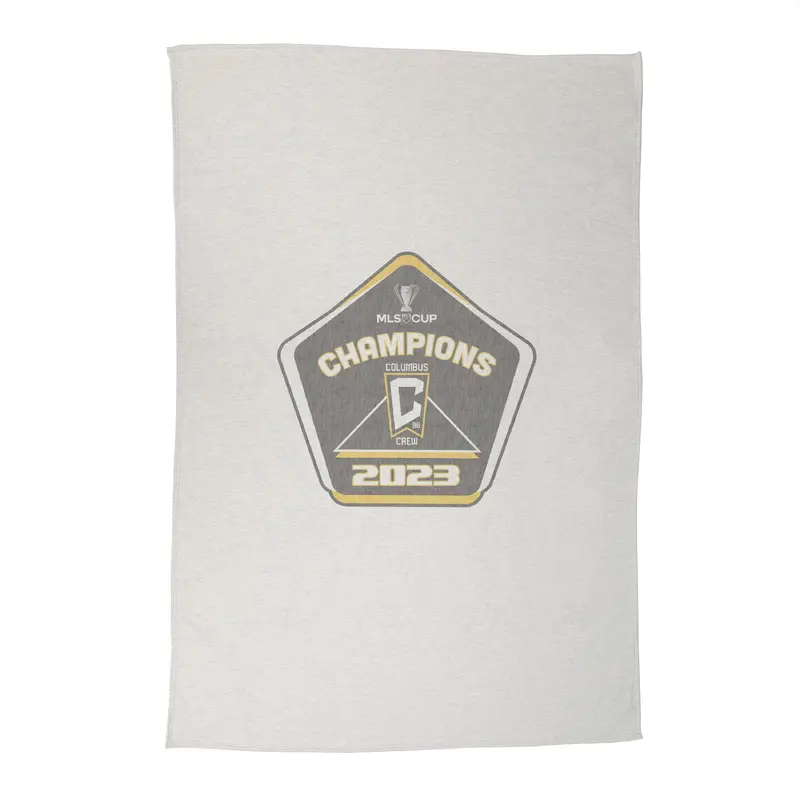Columbus Crew 2023 MLS Cup Champions Sublimated Sweatshirt Blanket