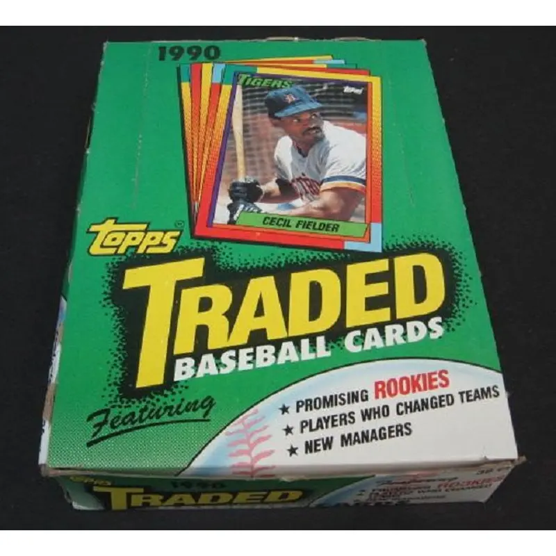 1990 Topps Baseball Traded Unopened Wax Box