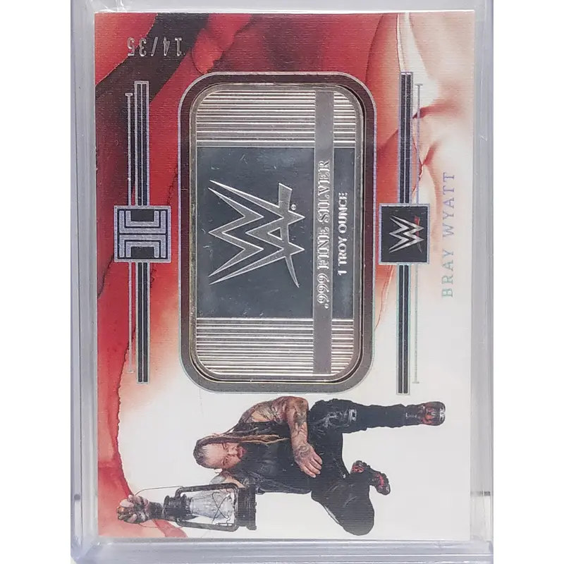 Bray Wyatt 2023 Panini Immaculate Silver Bar #14/35
