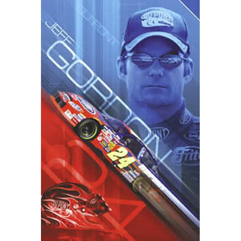 Jeff Gordon "Flash" Nascar Racing Action Poster - Brian Spurlock Photography 2004