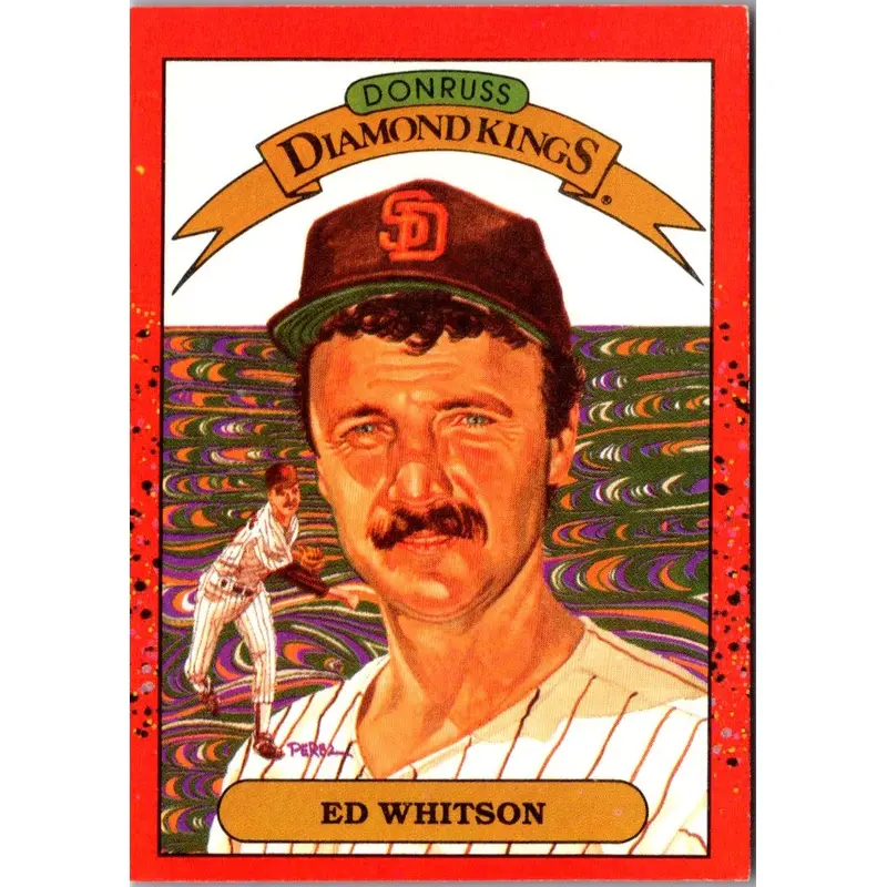 1990 Donruss Super Diamond Kings Ed Whitson #26