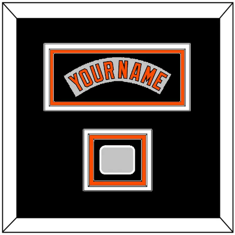 Baltimore Nameplate & World Series Jersey Patch - Road Gray (1978-1988) - Triple Mat 5