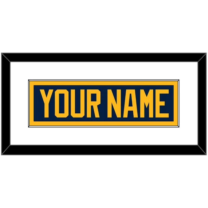 Buffalo Nameplate - Home Blue (2010-2020) - Single Mat 1