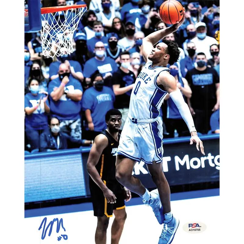 WENDELL MOORE signed 8x10 Photo PSA/DNA Duke Blue Devils Autographed