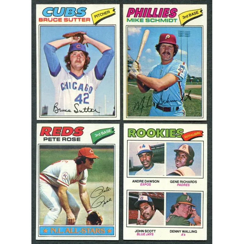1977 Topps Baseball Complete Set EX NM/MT (660) (24-357) (Read)