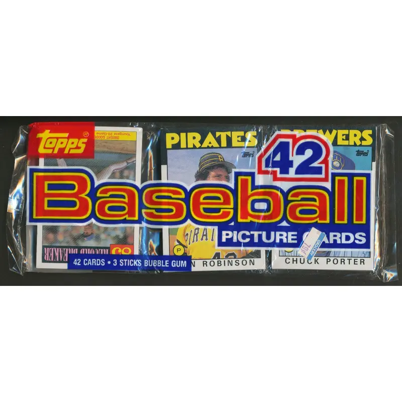 1986 Topps Baseball Unopened Grocery Rack Pack