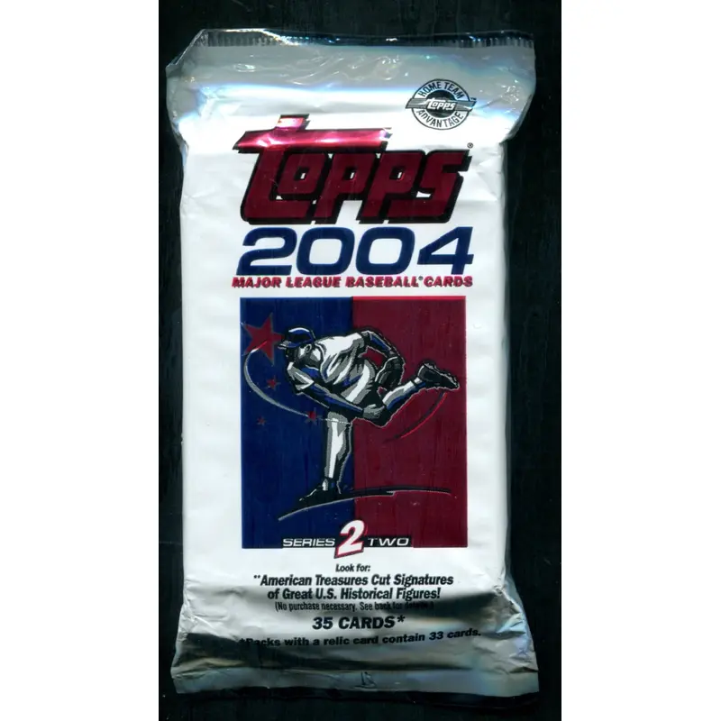2004 Topps Baseball Unopened Series 2 Jumbo Pack (35) (HTA)