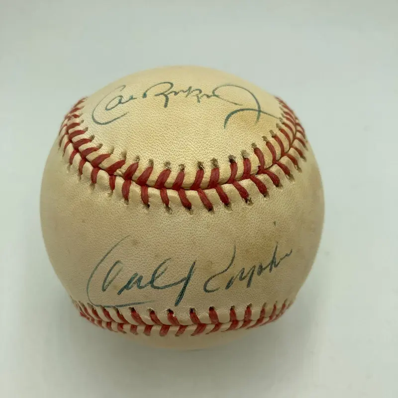 Cal Ripken Jr. Cal Ripken Sr. Billy Ripken Ripken Family Signed Baseball JSA