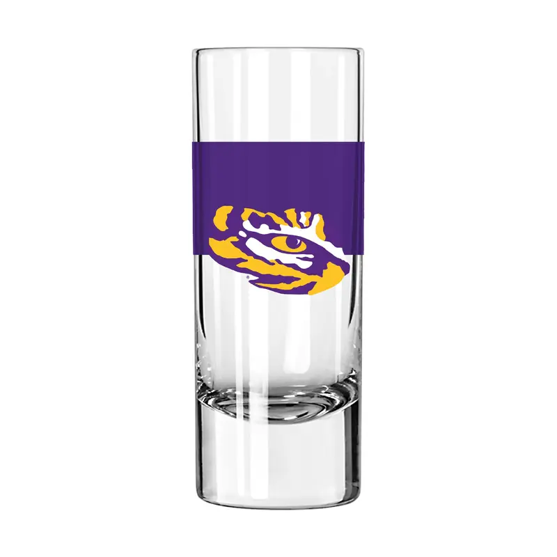 LSU 2.5oz Colorblock Shooter Glass