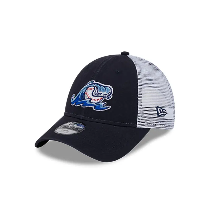 West Michigan Whitecaps New Era Youth 9Forty Evergreen Trucker Cap