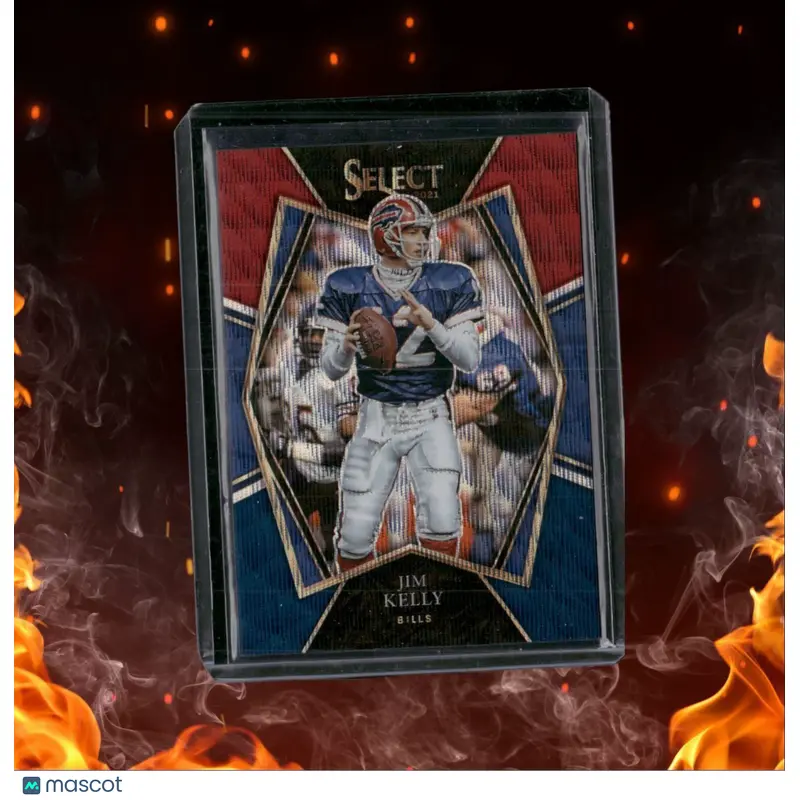 2021 Panini Select Jim Kelly Red White Blue Prizm 045/199 #141