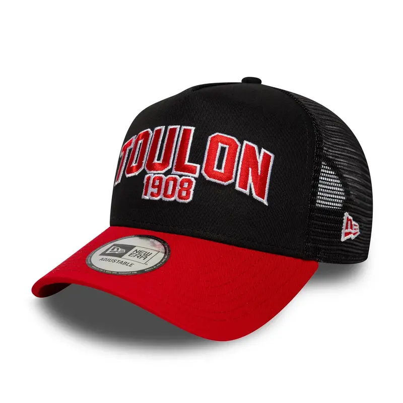 RC Toulonnais Collegiate Black 9FORTY E-Frame Trucker Adjustable Cap