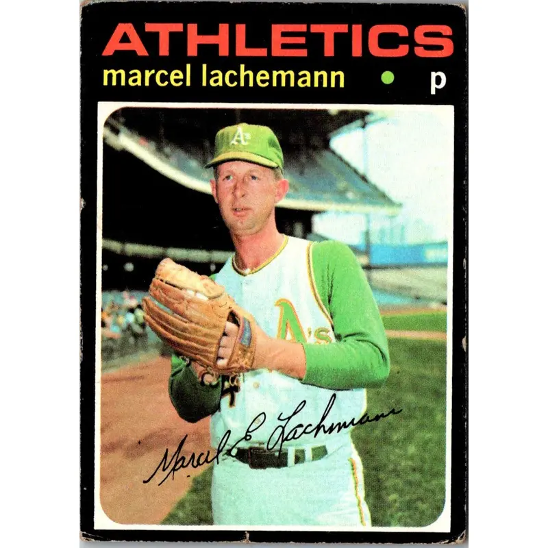 1971 Topps Marcel Lachemann #84 Rookie
