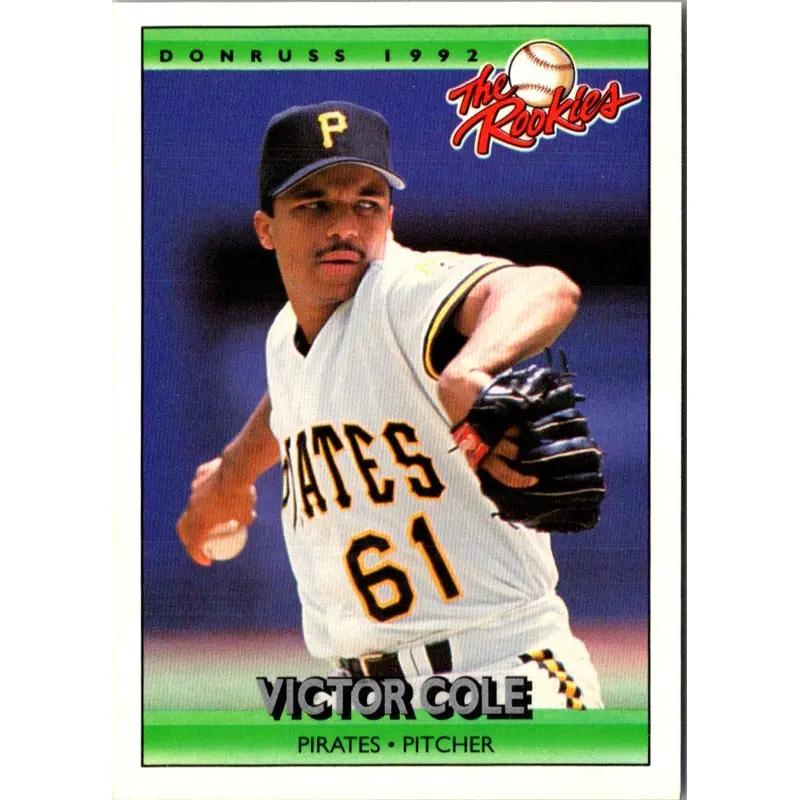 1992 Donruss The Rookies Victor Cole #27 Rookie