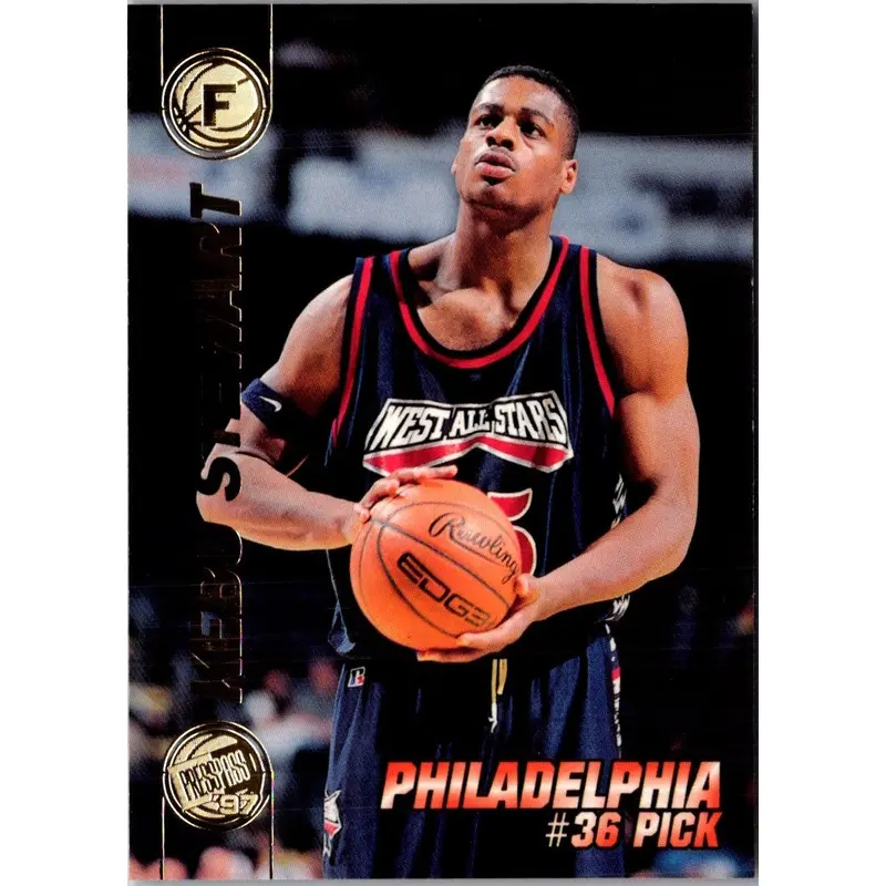 1997 Press Pass Double Threat Kebu Stewart #31