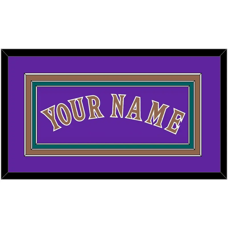 Arizona Name - Alternate Purple (1998-2002) - Triple Mat 2