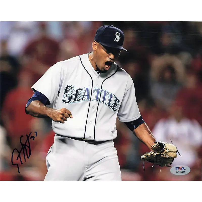 EDWIN DIAZ signed 8x10 photo PSA/DNA Seattle Mariners Autographed
