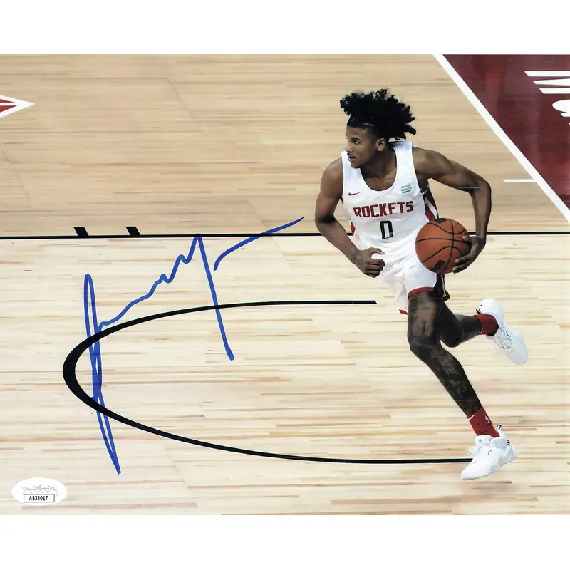 Jalen Green signed 8x10 photo JSA Houston Rockets Autographed