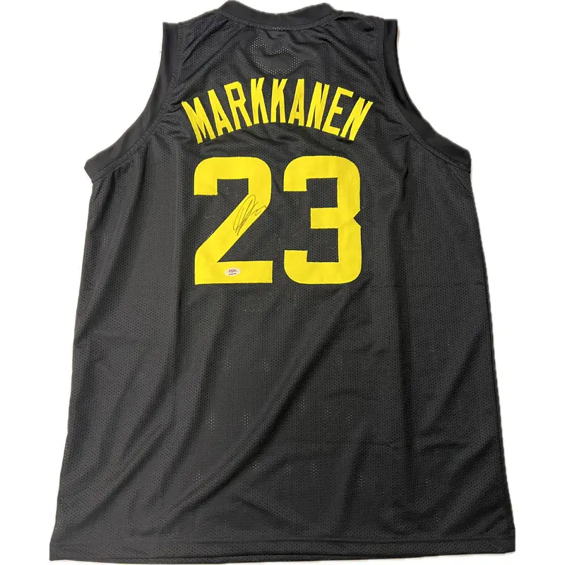 Lauri Markkanen signed jersey PSA/DNA Utah Jazz Autographed