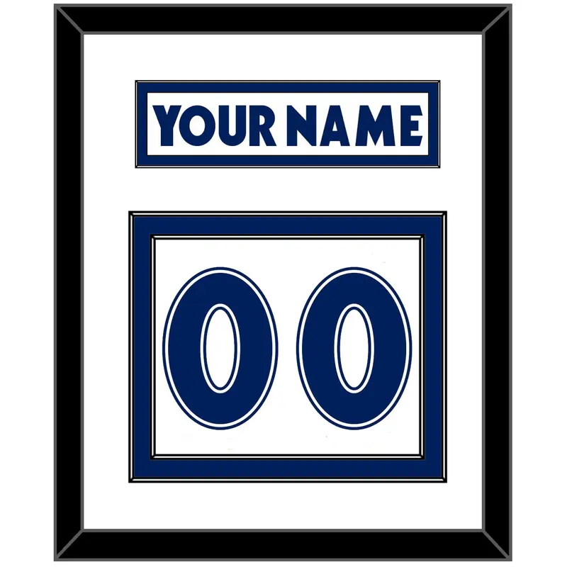 Toronto Nameplate & Number (Back) - Home White (1997-2000) - Double Mat 1