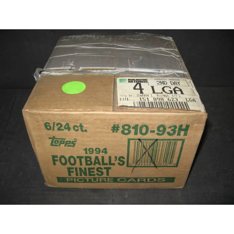 1994 Topps Finest Football Case (Hobby) (6 Box)