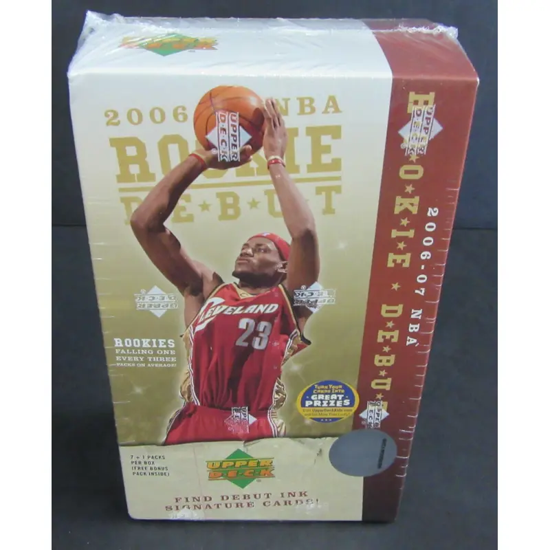 2006/07 Upper Deck Rookie Debut Basketball Blaster Box (8/6)