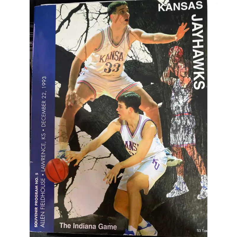 1993 Indiana University vs University of Kansas Basketball Program