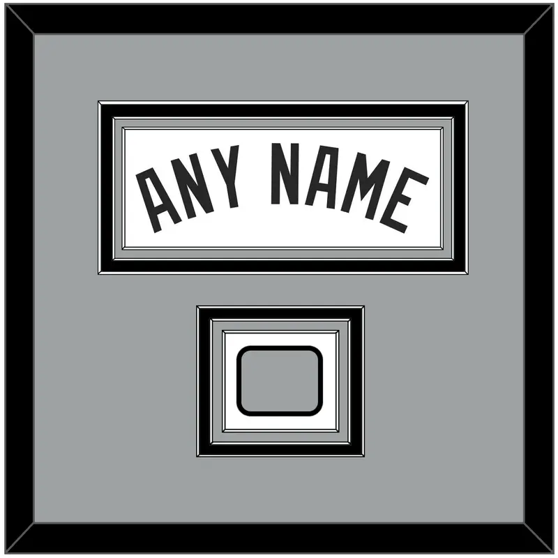 San Antonio Name & Finals Patch - Home White (2002-2017) - Triple Mat 3
