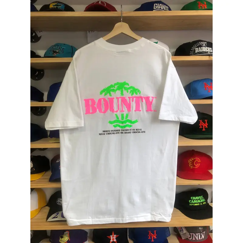 Vintage Bounty Chocolate Candy Promo Tee Size XL