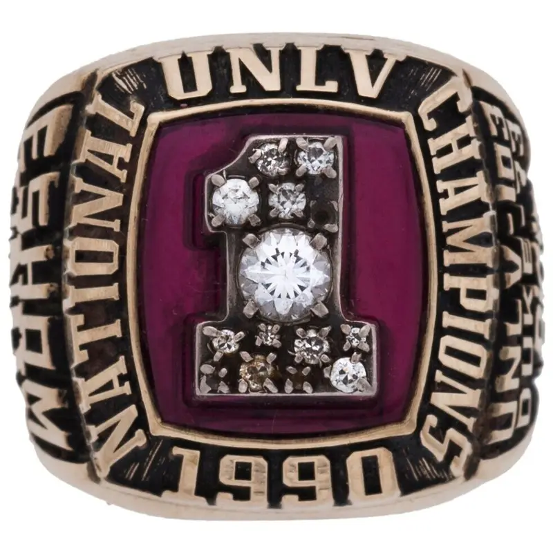 1990 UNLV Runnin' Rebels NCAA National Championship Ring