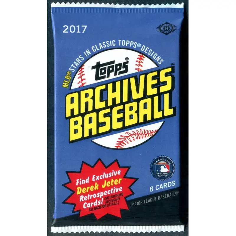 2017 Topps Archives Baseball Unopened Pack (Hobby) (8)