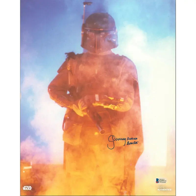 Jeremy Bulloch Star Wars "Boba Fett" Signed 11x14 Photo BAS Witnessed #K09914