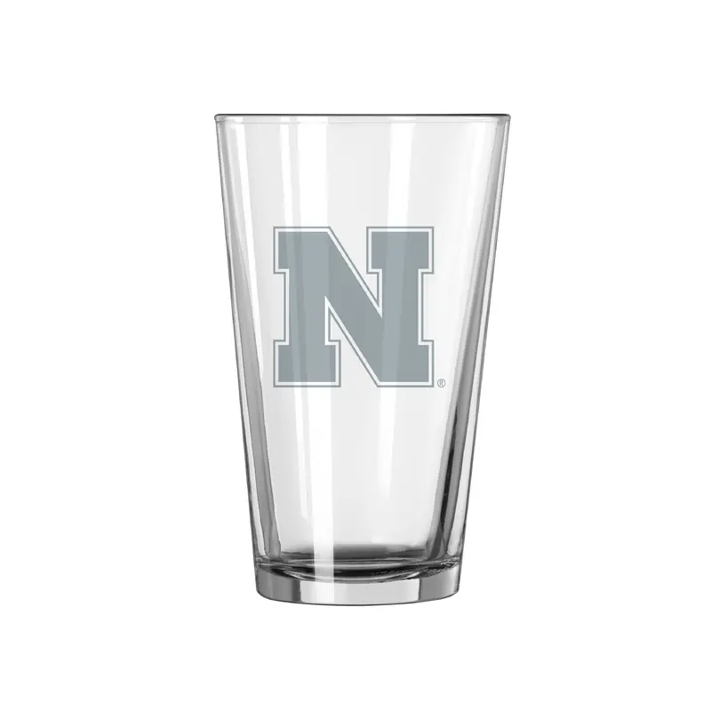 Nebraska 16oz Frost Pint Glass