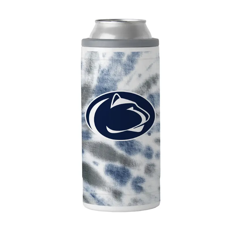 Penn State 12oz Tie Dye Slim Can Coolie