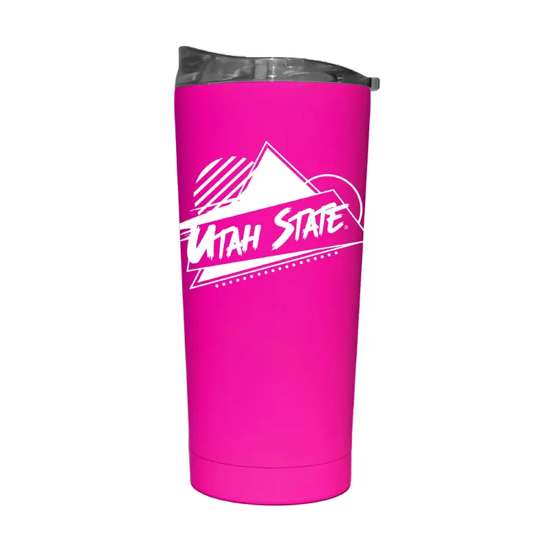 Utah State 20oz Electric Rad Soft Touch Tumbler