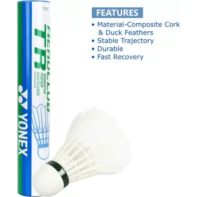 YONEX ACB-TR Feather Shuttle - Multicolor  (Medium, 77, Pack of 12) | KIBI SPORTS